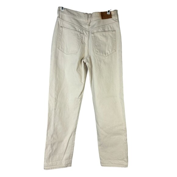 J.Crew Slouchy Boyfriend Jean Womens Size 24 Off-White Cotton Denim - Picture 8 of 11